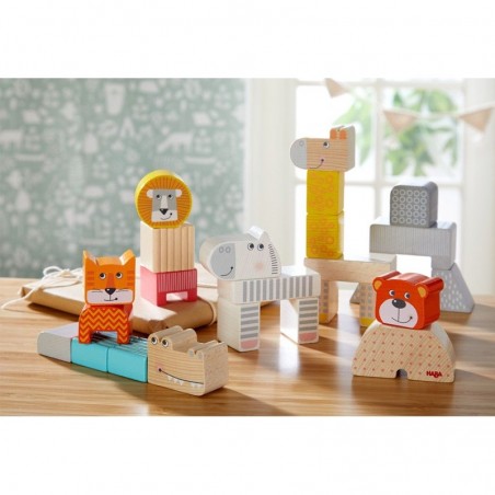 Blocs de construction : la parade des animaux - Haba
