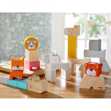 Blocs de construction : la parade des animaux - Haba