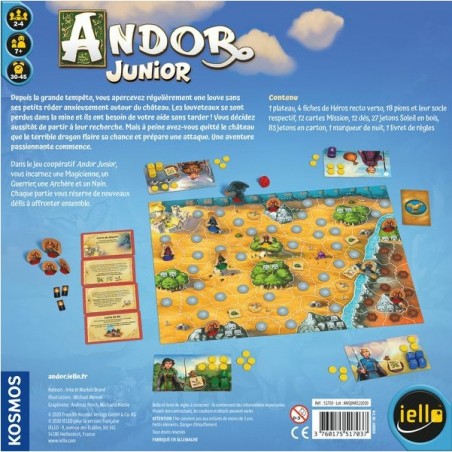 Andor Junior - Jeu de plateau - jeu coopératif - Iello