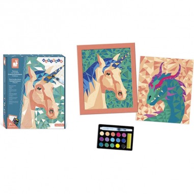 Peinture au numéro créatures fantastiques Les Ateliers du calme - Janod