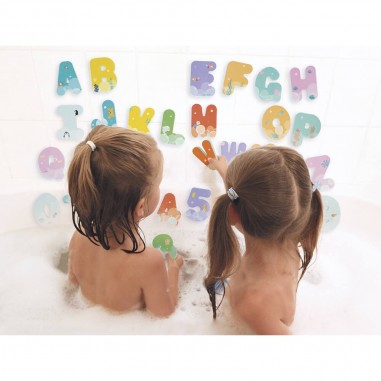 Jouet enfant 2 ans - Jouet bain chiffres et lettres - Janod