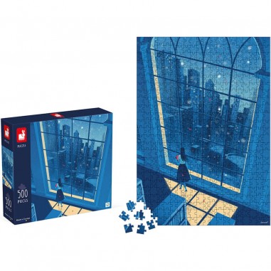 Puzzle Janod - Puzzle 500 pièces adulte et enfant 8 ans