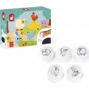 Coffret 5 tampons Baby ferme Stampinoo - Janod