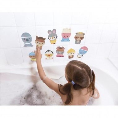 Jouet pour le bain : mix & match animaux du bain - Janod