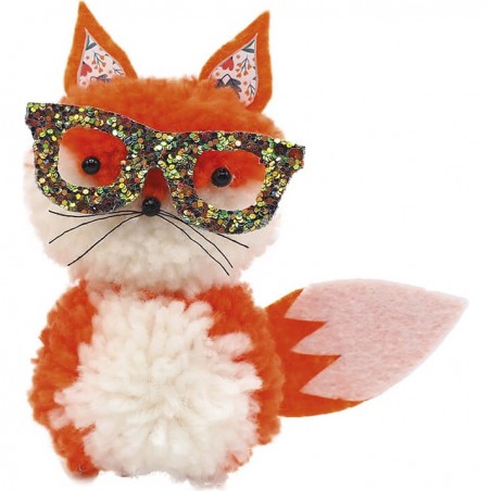 Kit créatif : pompons 2 petits animaux - Janod