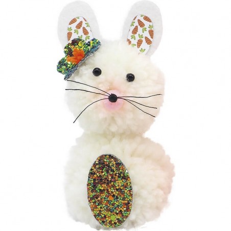 Kit créatif : pompons 2 petits animaux - Janod