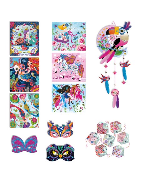 Activités manuelles pour enfant - Coffret 11 activités créatives - Janod