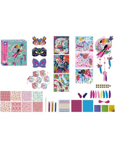 Activités manuelles pour enfant - Coffret 11 activités créatives - Janod