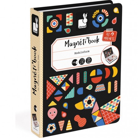 Magnétibook Moduloform - Formes géométriques - Jeux éducatifs magnétiques - Janod