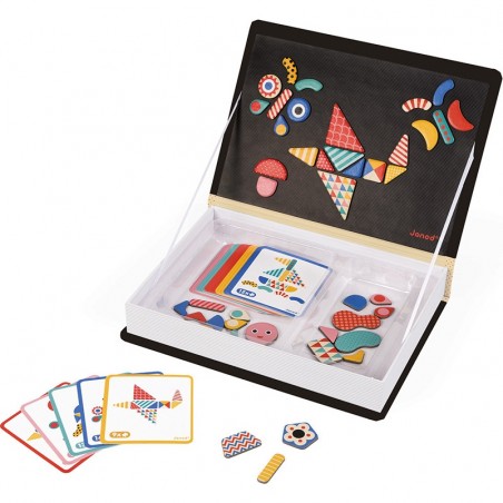 Magnétibook Moduloform - Formes géométriques - Jeux éducatifs magnétiques - Janod