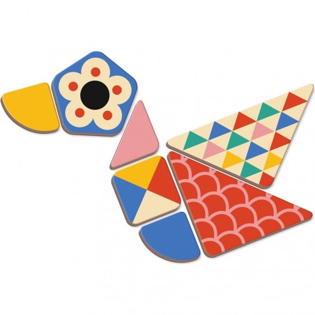 Magnétibook Moduloform - Formes géométriques - Jeux éducatifs magnétiques - Janod