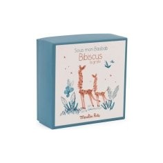 Doudou attache tétine Girafe "Sous Mon Baobab" - Moulin Roty 2