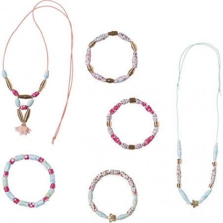 Bijoux perles de papier à créer - Les ateliers bijoux - Janod