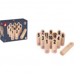 Jeu de quilles en bois - Quilles finlandaises pour enfants - Janod 2