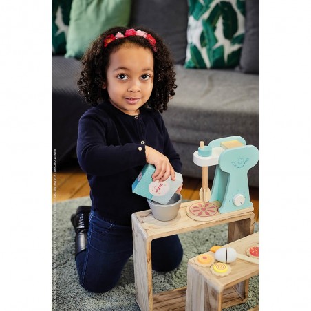 Robot cuisine enfant - Set du petit pâtissier bois pour enfant - Janod