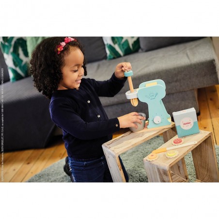 Robot cuisine enfant - Set du petit pâtissier bois pour enfant - Janod