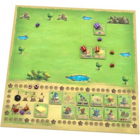 Little town - jeu de placement d'ouvriers - Iello