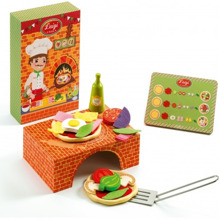 Luigi pizza - dinette en bois - Djeco