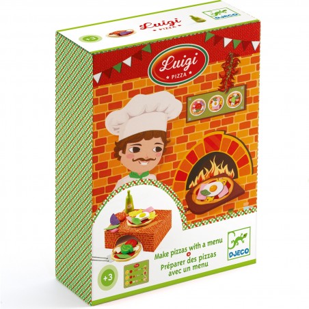 Luigi pizza - dinette en bois - Djeco