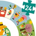 Puzzle géant l'Année - Jeu ludique pour apprendre les saisons - Djeco