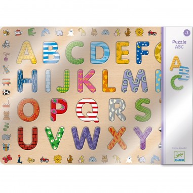 Puzzle alphabet en bois - Djeco