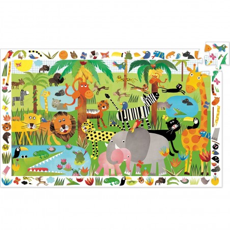 Puzzle observation - Jungle - 35 pièces - Djeco