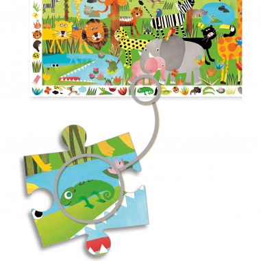 Puzzle observation - Jungle - 35 pièces - Djeco