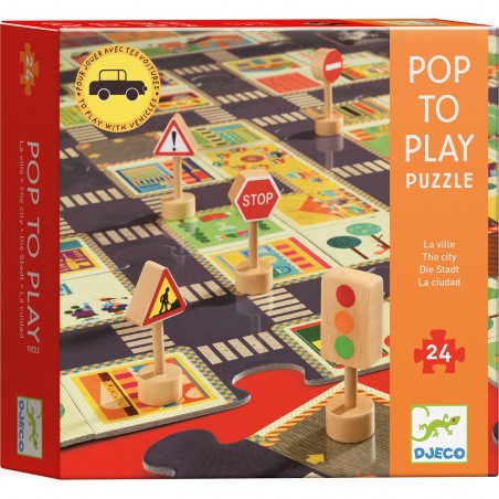 Puzzle Géant - La Ville - Djeco