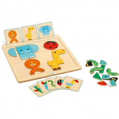 Jeu magnétique GeoBasic - jeu éducatif - Djeco