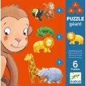 Puzzle 38 pièces - 6 puzzles : Ouistiti et ses amis - Djeco