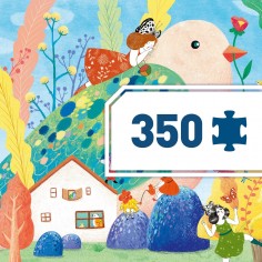 Puzzle Gallery - Miss Birdy - 350 pcs - Fsc Mix - Djeco 2