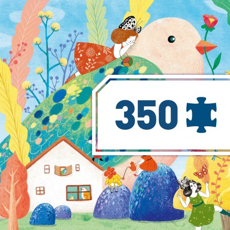 Puzzle Gallery - Miss Birdy - 350 pcs - Fsc Mix - Djeco