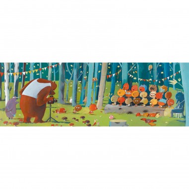 Puzzle Gallery Forest Friends 100 Pièces Enfant Dès 5 Ans - Djeco