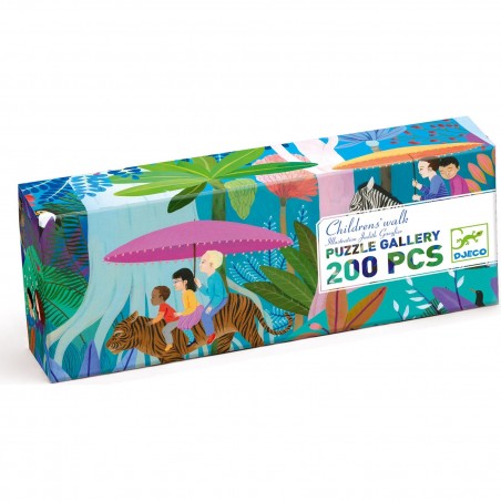 Puzzle Gallery : Children’s Walk – 200 Pièces - Jeux classiques - Djeco