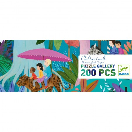 Puzzle Gallery : Children’s Walk – 200 Pièces - Jeux classiques - Djeco