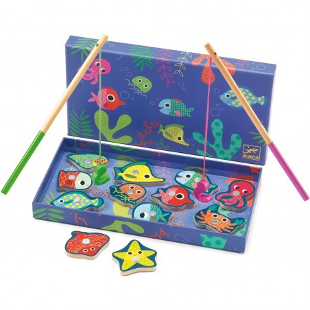 Jeu de Pêche Aimantée - Fishing Colour - Jeu de société - Djeco