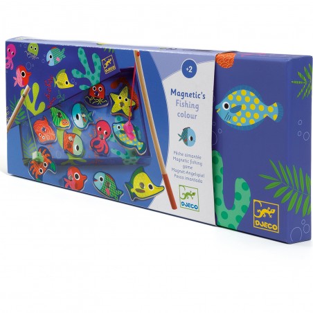 Jeu de Pêche Aimantée - Fishing Colour - Jeu de société - Djeco