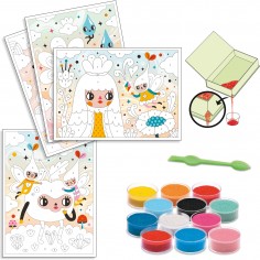 Sables colorés à croquer - loisirs créatifs - Djeco 2