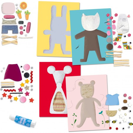 Collage pour les petits - loisirs créatifs - Djeco