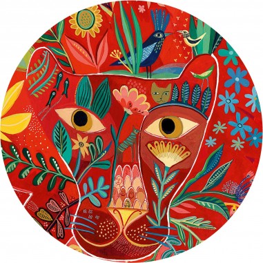 Puzz'art - Lion - 150 Pièces - Jeux de société Enfants - Djeco