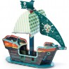 Pop to Play - Bateau Pirate 3D à construire - Djeco