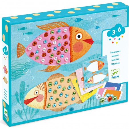 Mosaïque de Perles en Pâte à Modeler Kit Créatif - Djeco