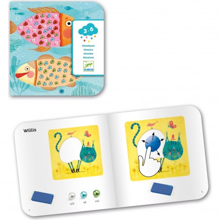 Mosaïque de Perles en Pâte à Modeler Kit Créatif - Djeco