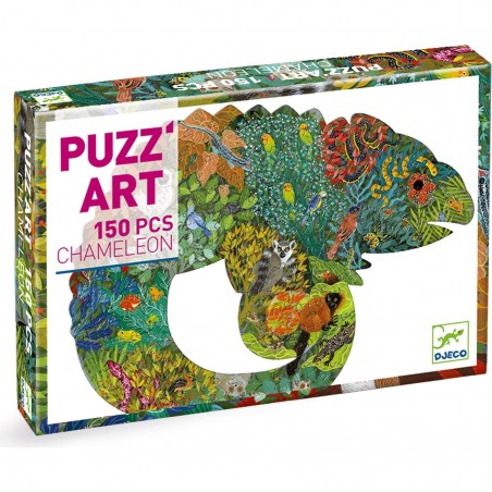 Puzz'art - Chameleon - 150 pièces - Jeux Enfants - Djeco