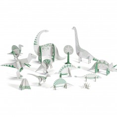 Coloriage Assemblage Dinosaures dès 5 ans - Djeco 2