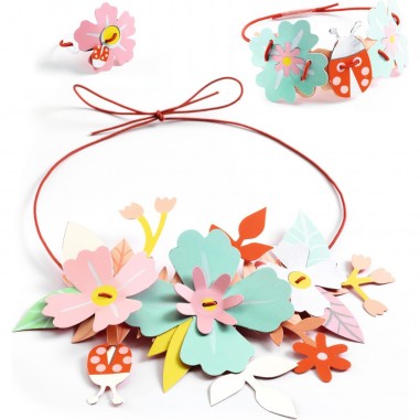 4 parures de bijoux à créer Gaité colorée - Do it Yourself - Djeco