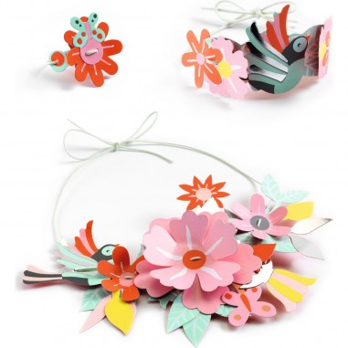 4 parures de bijoux à créer Gaité colorée - Do it Yourself - Djeco