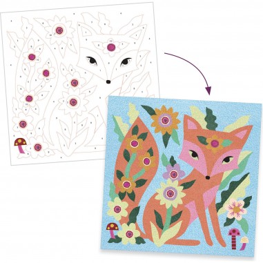 Sables colorés Garden lights - Activité créative enfant - Djeco