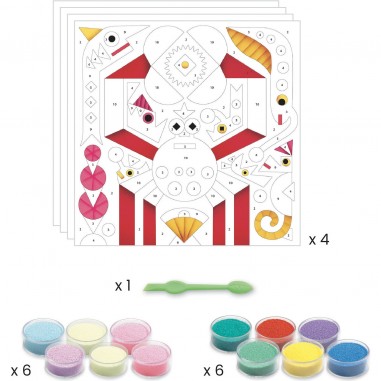 Sables colorés Sea lights - Activité créative enfant - Djeco