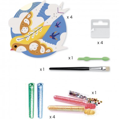Tableau paillettes et strass Paradisio - Activité créative - Djeco